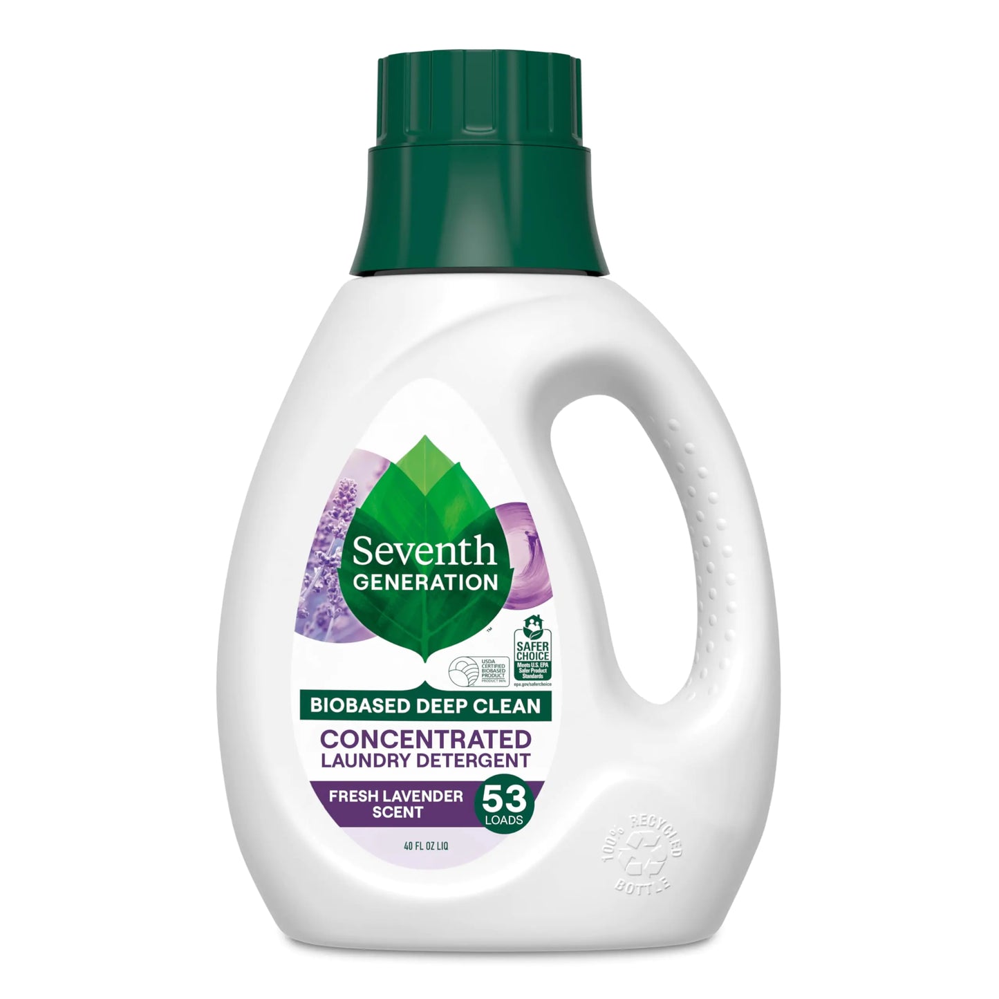 Seventh Generation Concentrated Laundry Detergent Fresh Lavender scent 40 oz (53 Loads)